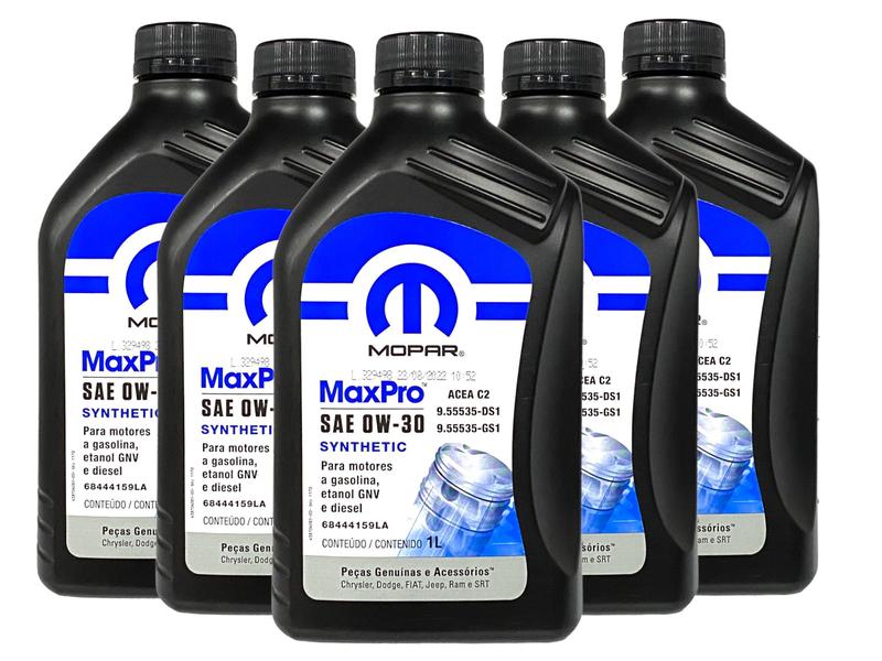 Óleo 0w30 Mopar Max Pro Sintético 68444159LA - 5 Litros